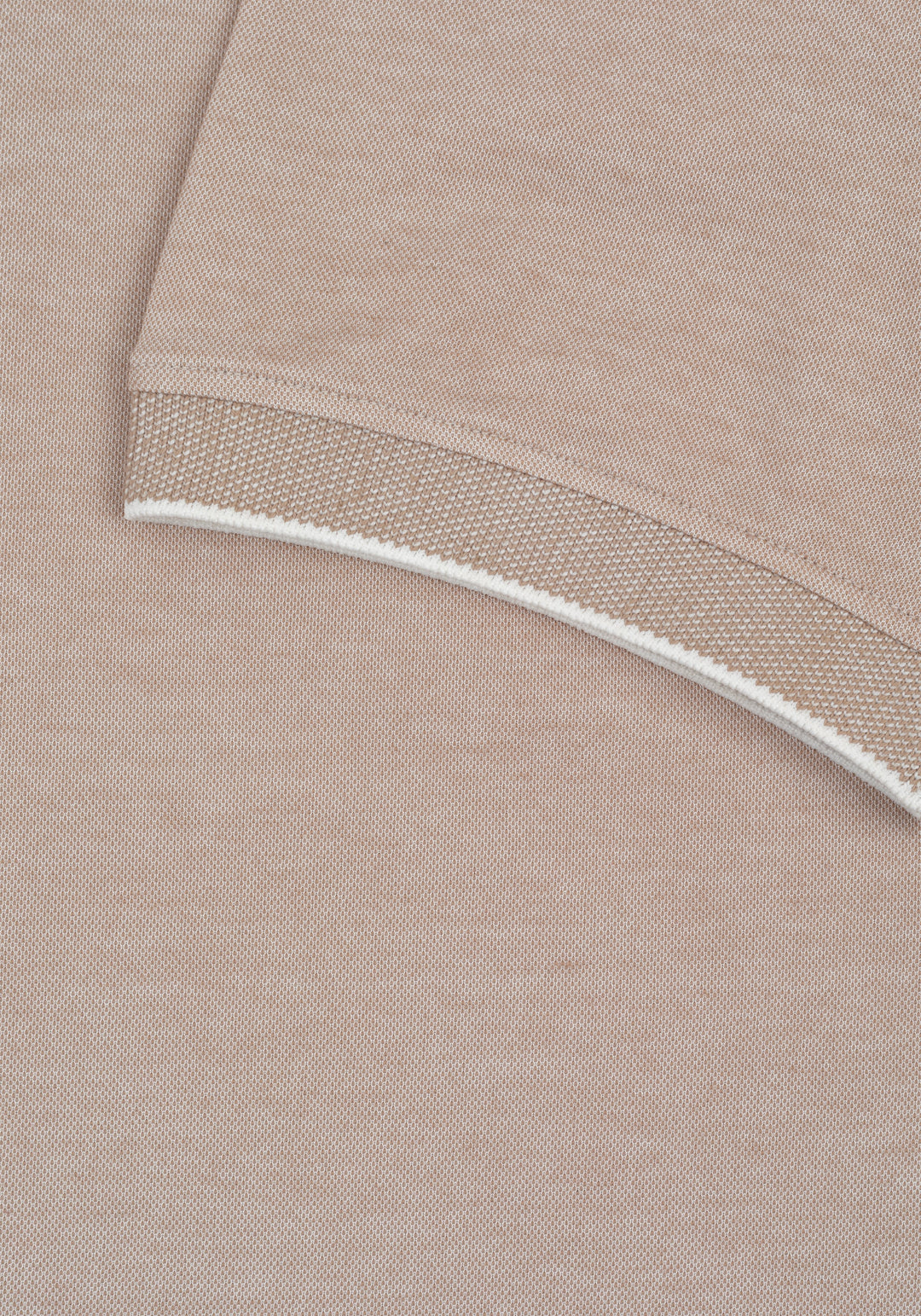 Dune Beige Cotton Polo Shirt