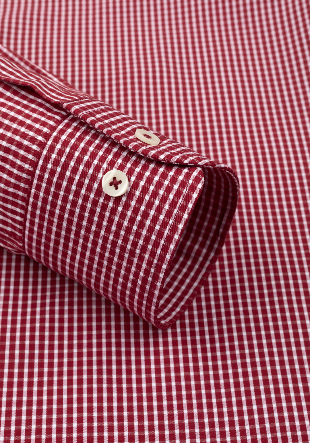 Regent Red Checked Poplin Shirt