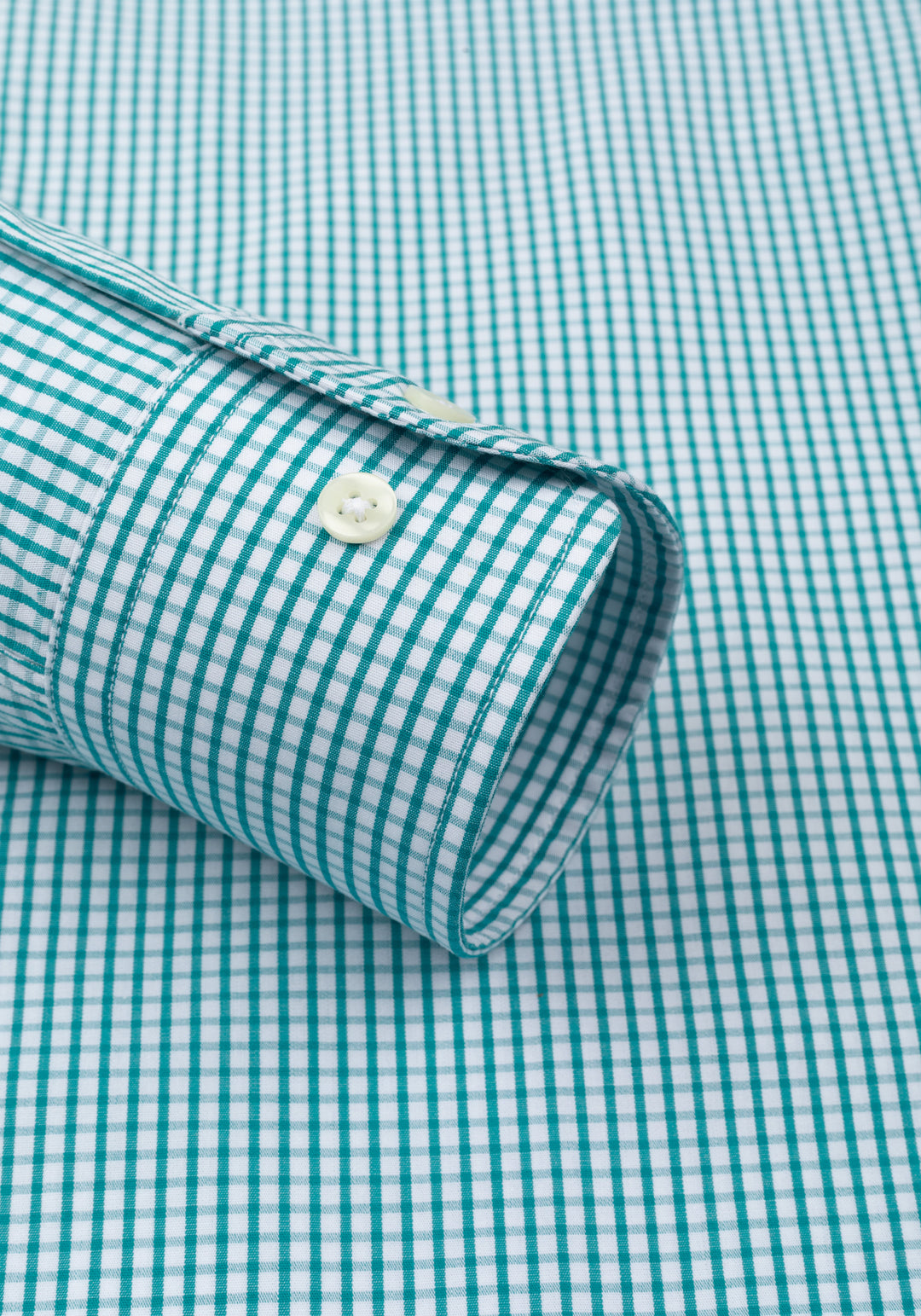 Capri Green Checked Poplin Shirt