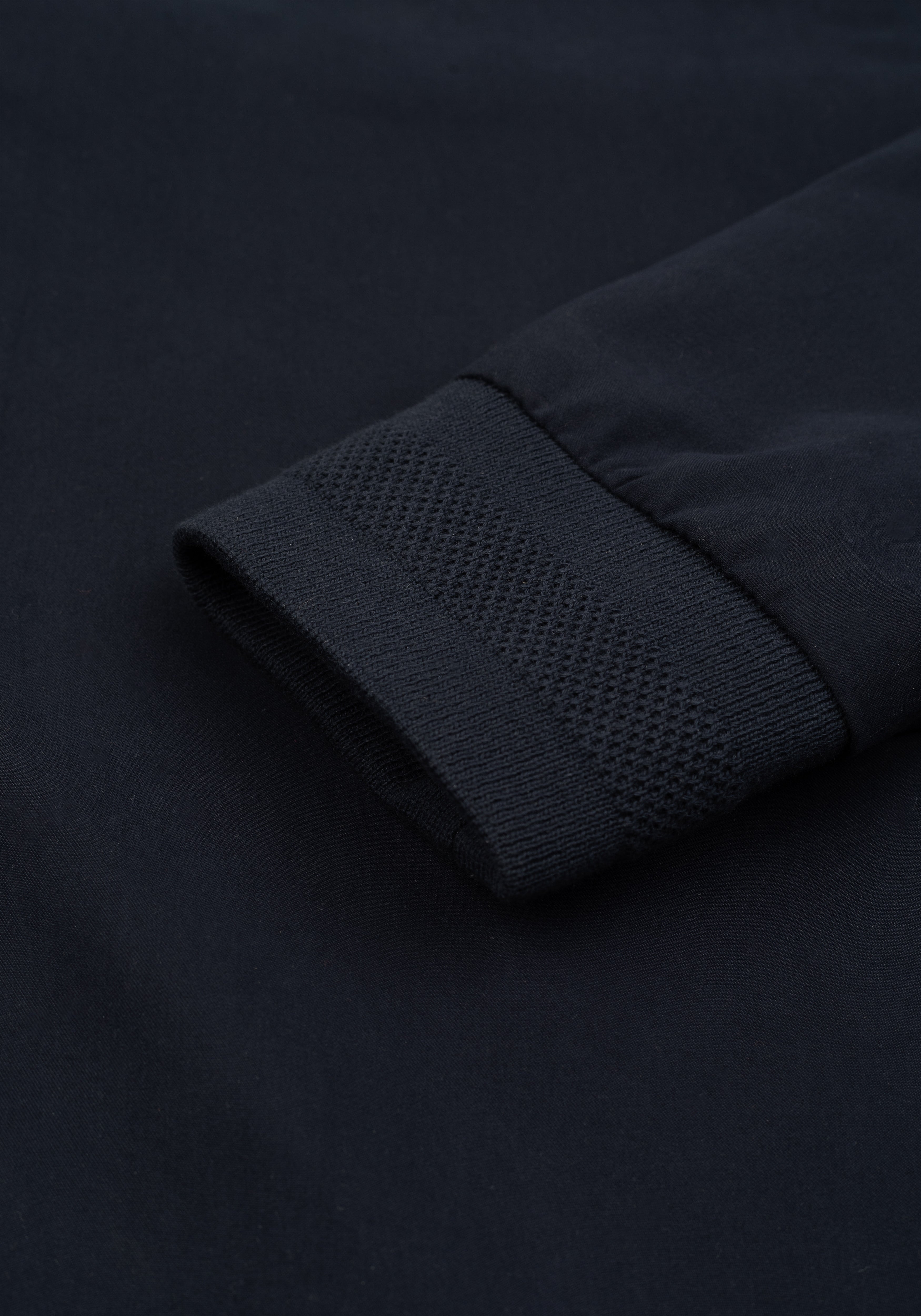 True Navy Suede Jacket