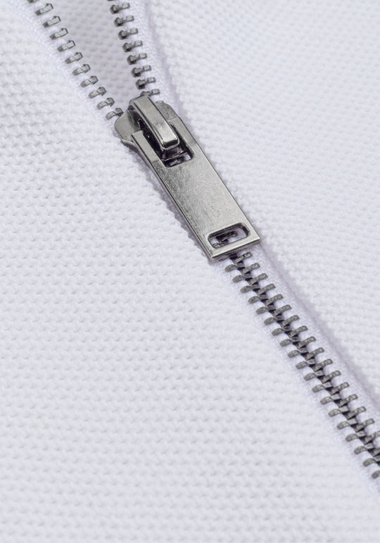 Halo White Polyamide Knitted Polo Shirt