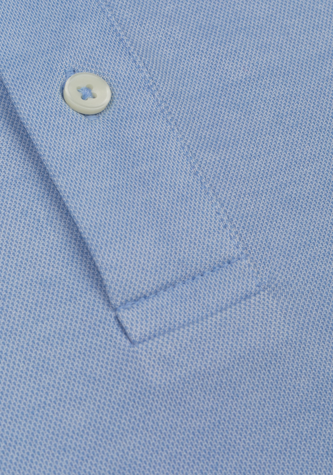 Baby Blue Cotton Polo Shirt