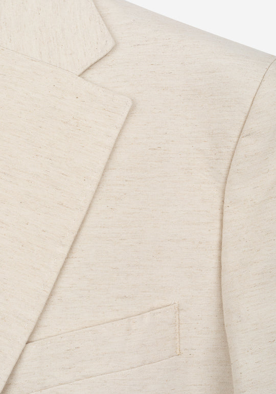 Dune Beige Linen Blend Blazer