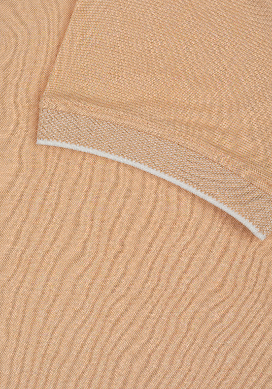 Apricot Orange Cotton Polo Shirt