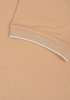 Apricot Orange Cotton Polo Shirt