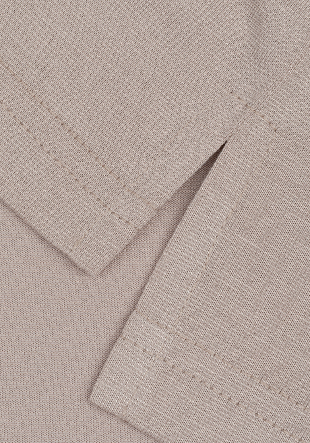 Clay Beige Soft Knit Polo Shirt