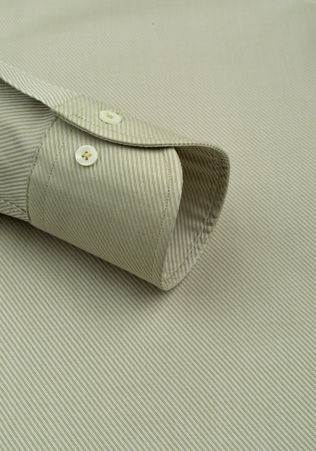 Dune Olive Stripe Signature Twill Shirt