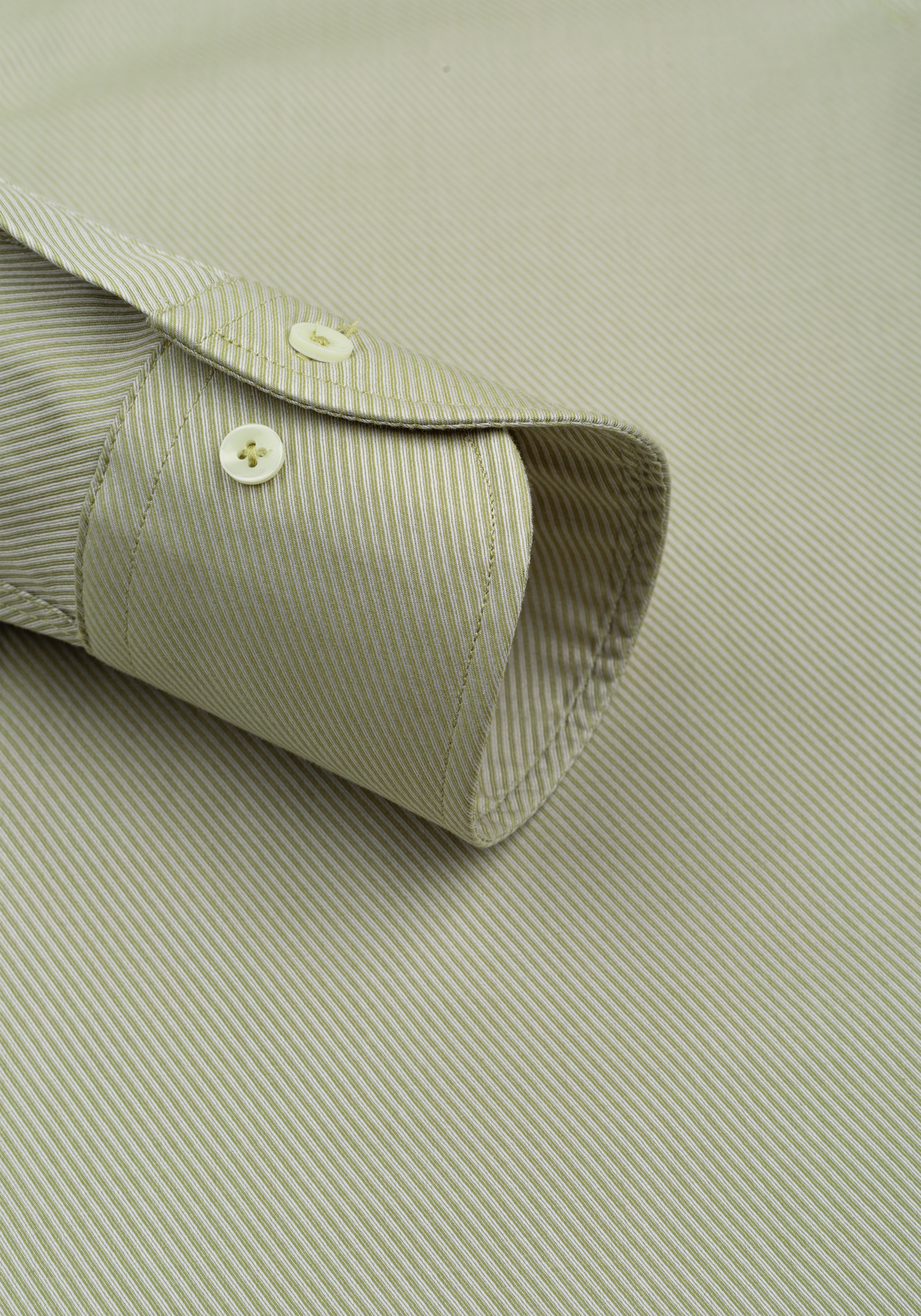 Dune Olive Stripe Signature Twill Shirt