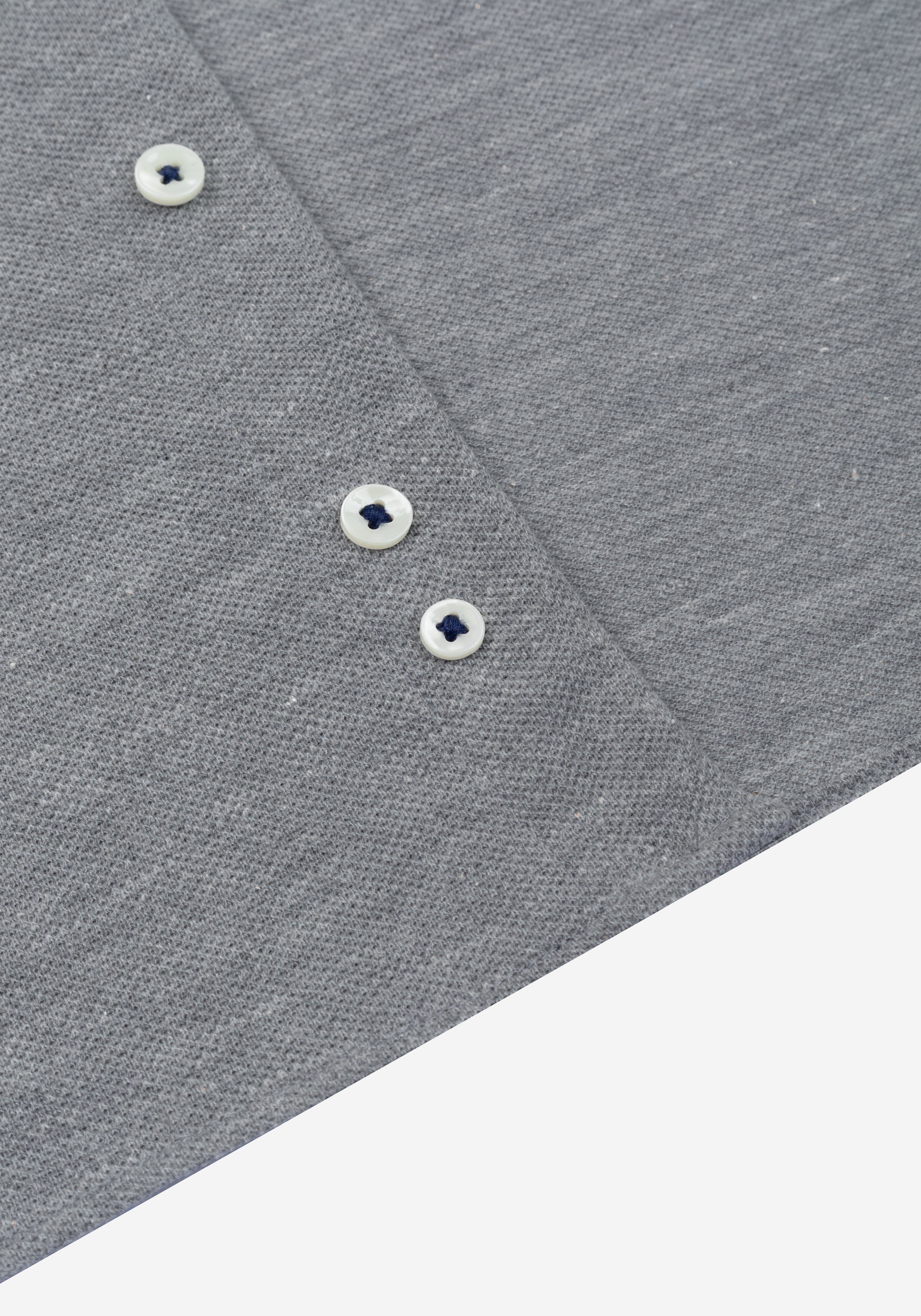 Powder Grey PiquÃ© Shirt