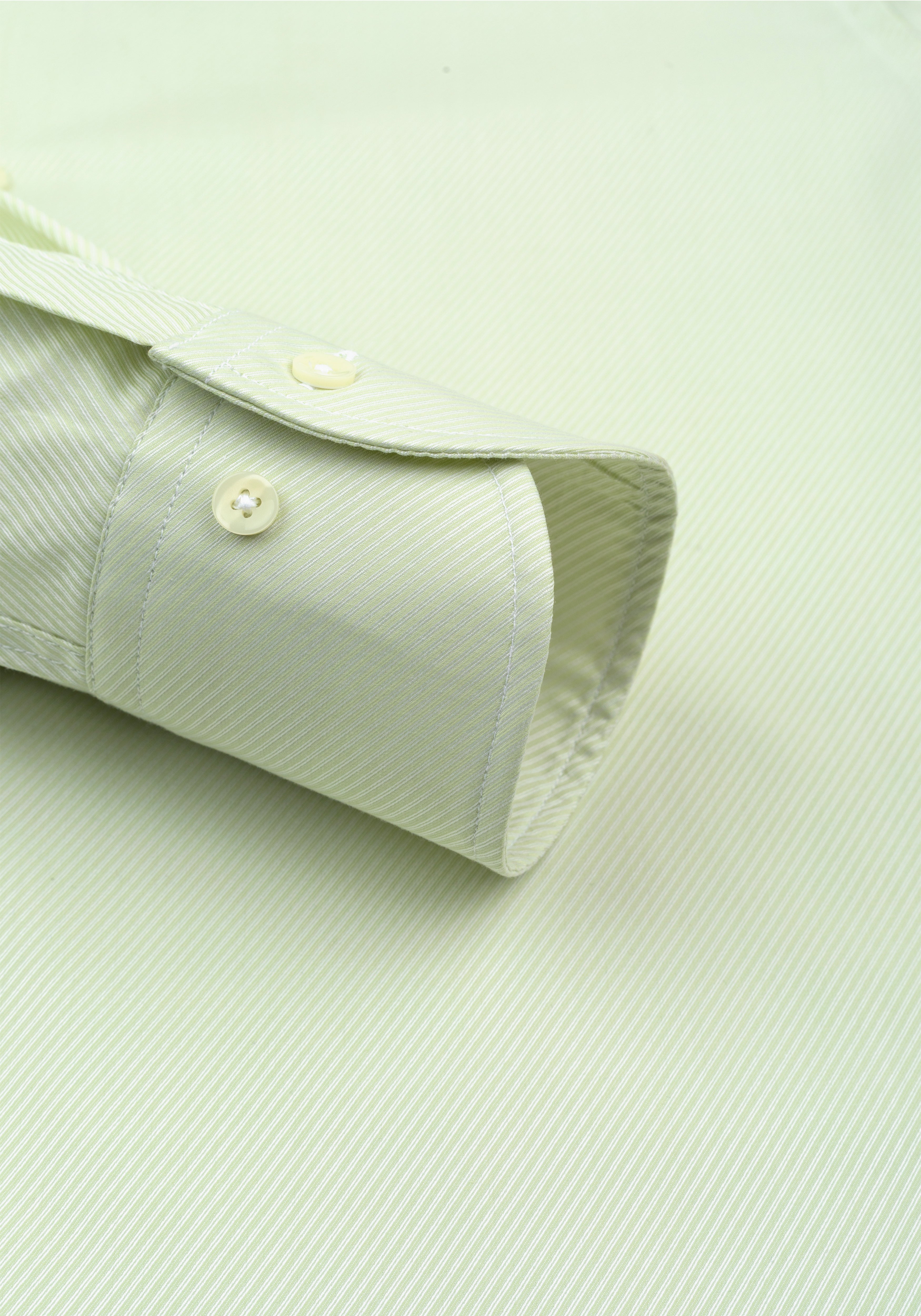 Willow Green Stripe Signature Twill Shirt