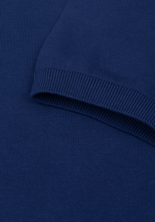 Lapis Blue Knitted T-Shirt