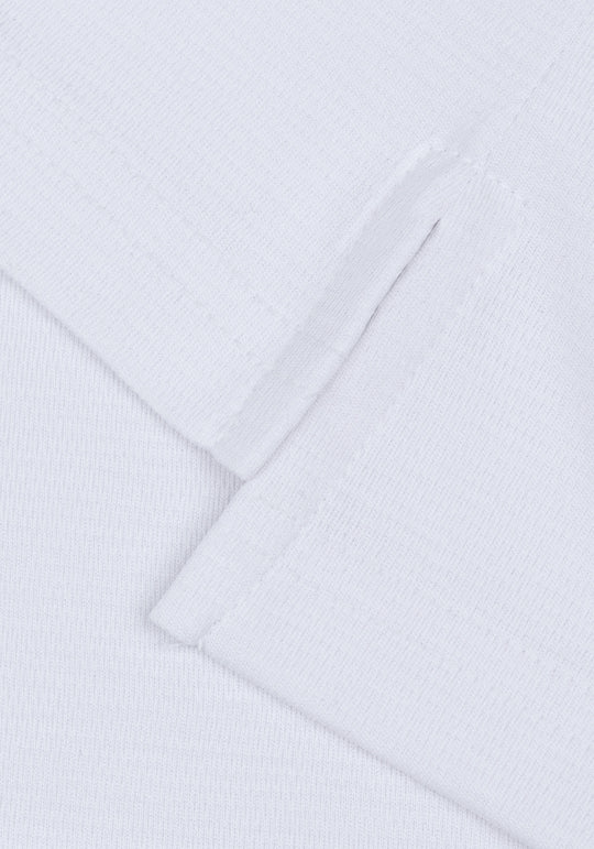 Frost White Cotton Polo Shirt