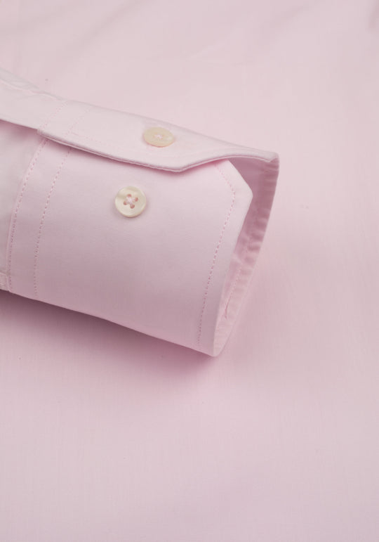 Powder Pink Poplin Shirt