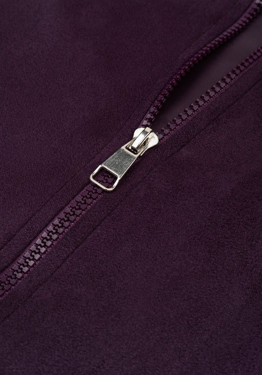 Rosewood Burgundy Suede Jacket