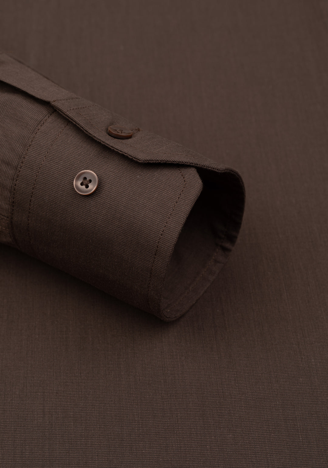 Coffee Brown Poplin Shirt