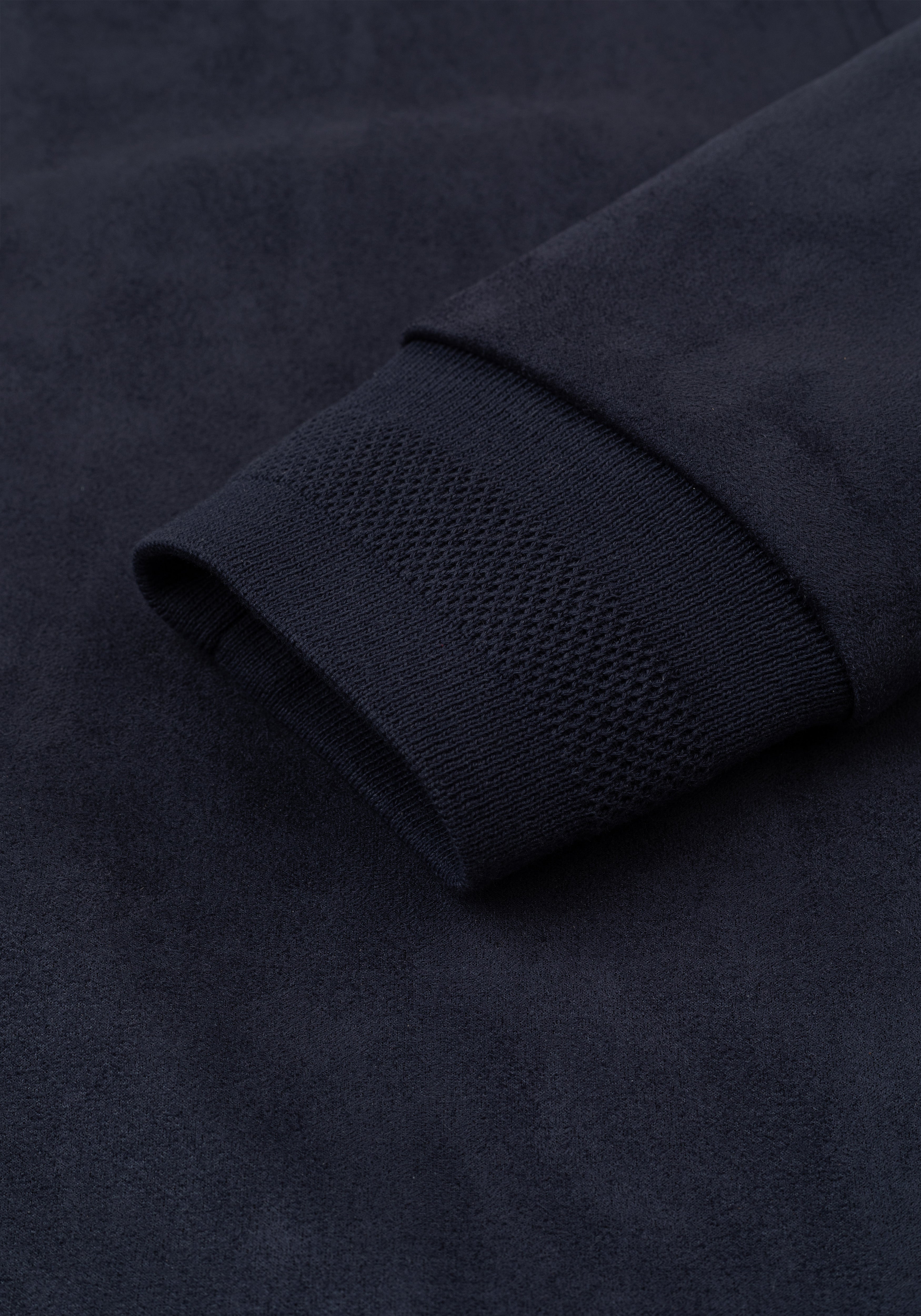 Midnight Navy Suede Jacket