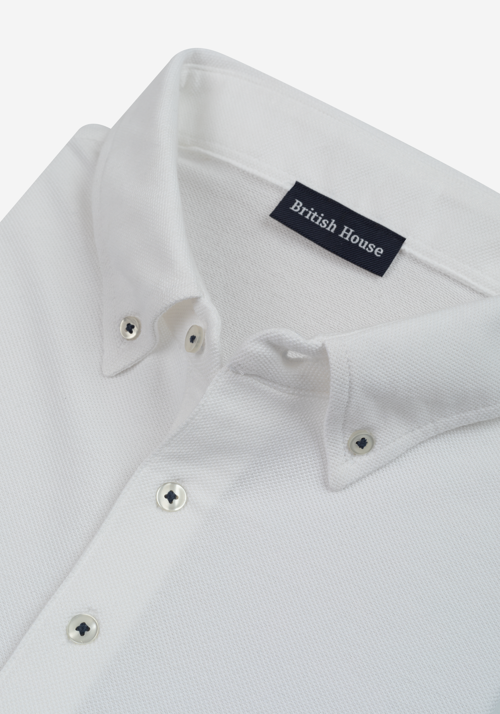 Dune White Cotton Polo Shirt