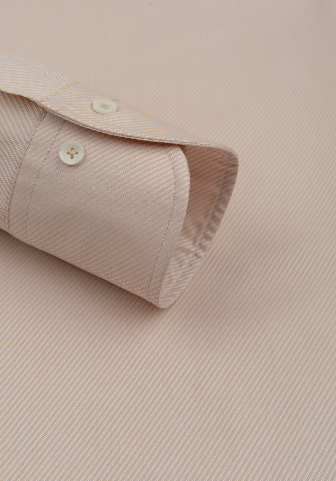 Velour Beige Stripe Signature Twill Shirt