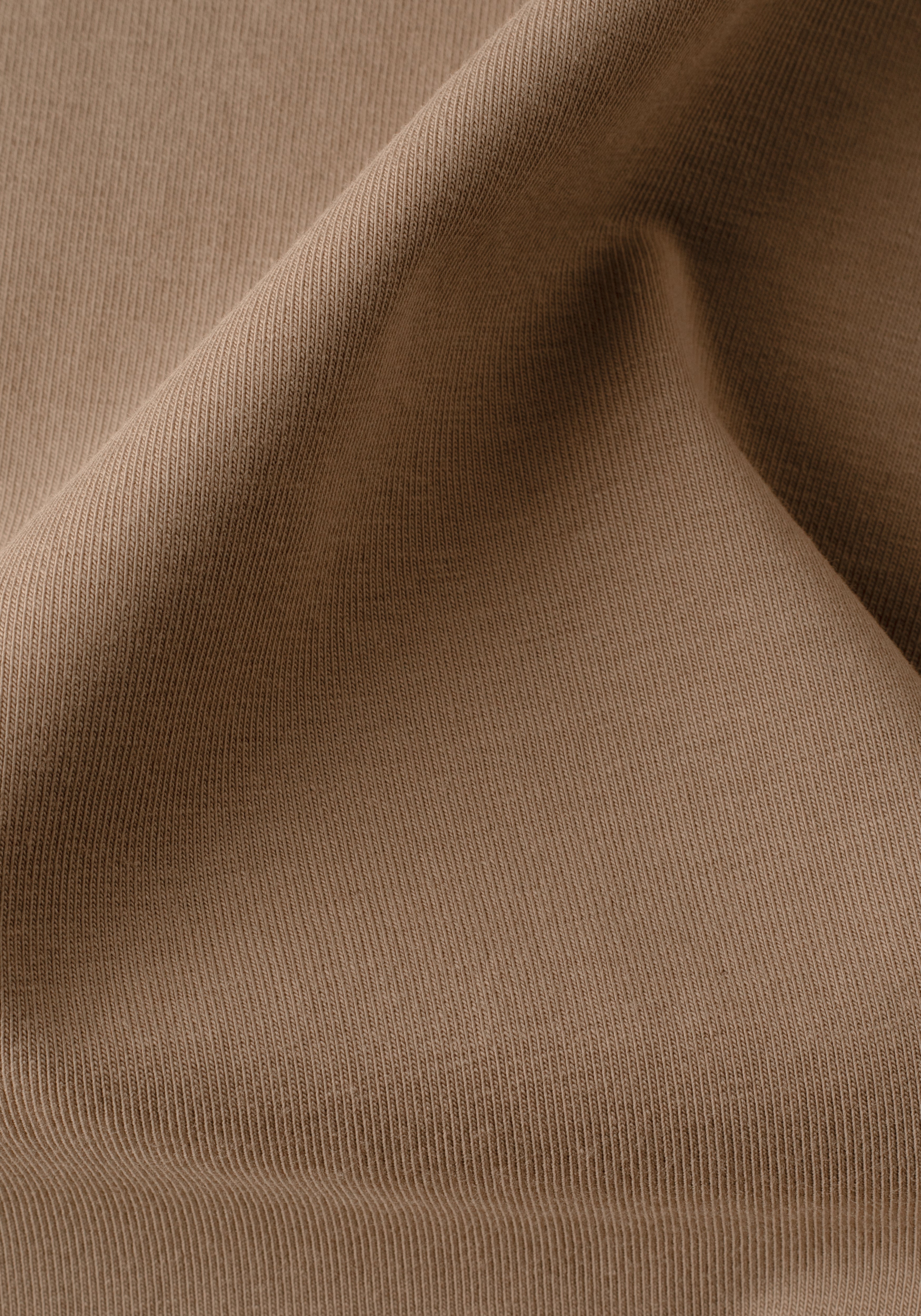 Birch Beige Cotton Undershirt - Long Sleeve