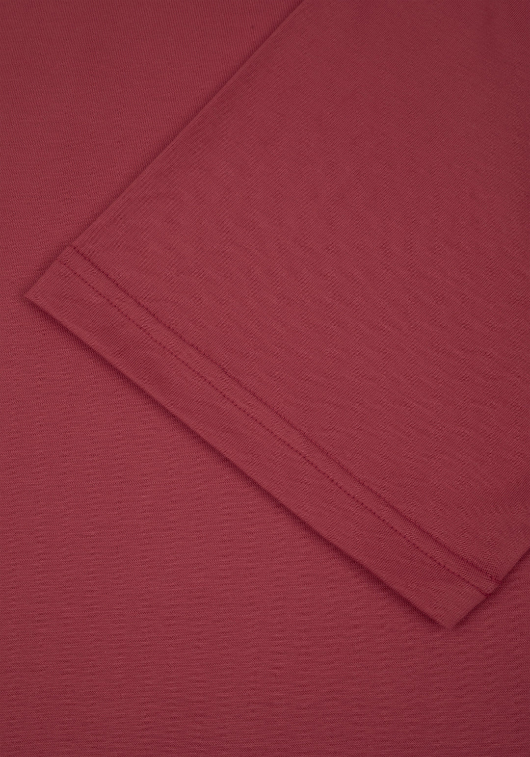 Terra Red Mercerized Single Jersey