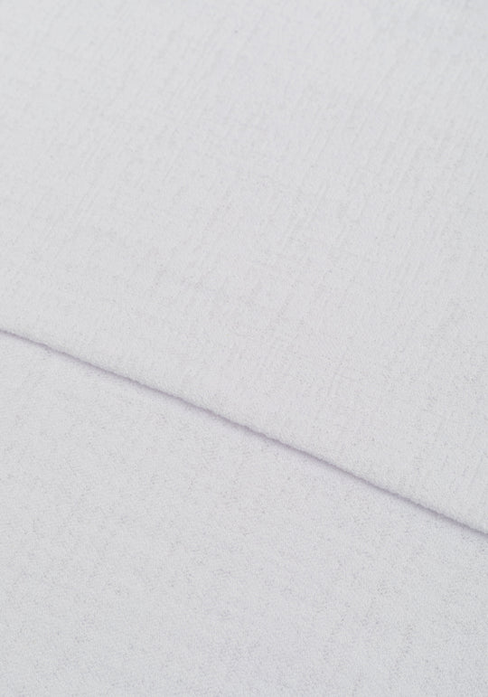 Feather White Jacquard Polo Shirt
