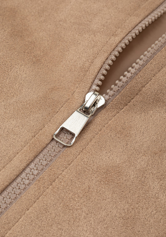 Light Brown Suede Jacket