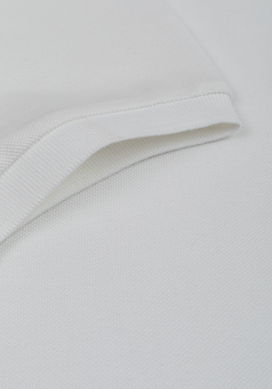 Opal White Cotton Polo Shirt