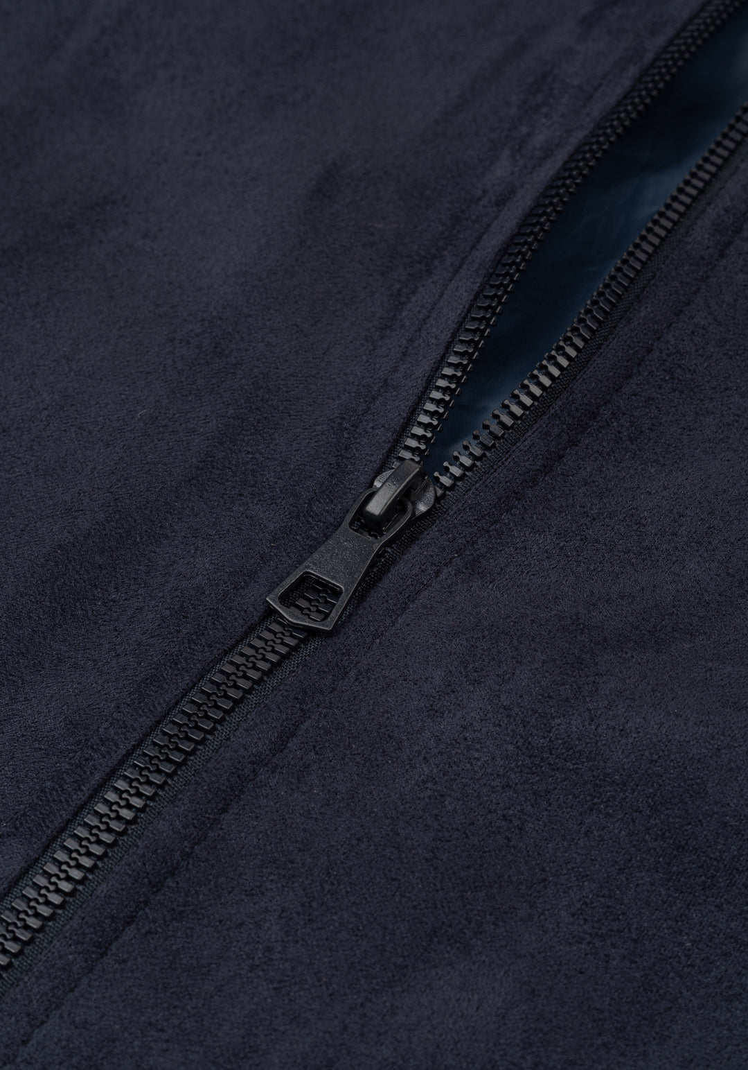 Midnight Navy Suede Jacket