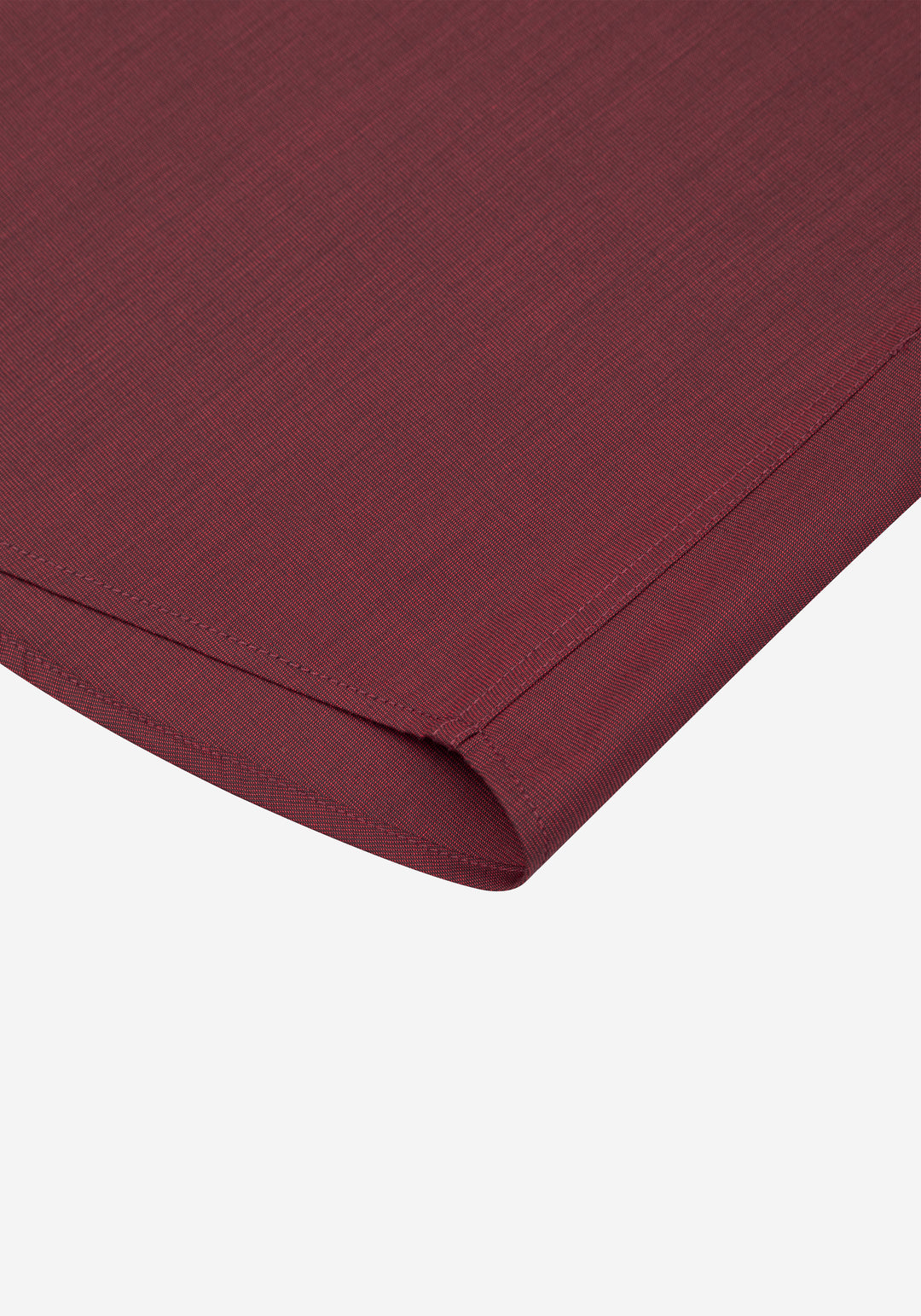 Dark Burgundy Poplin Shirt