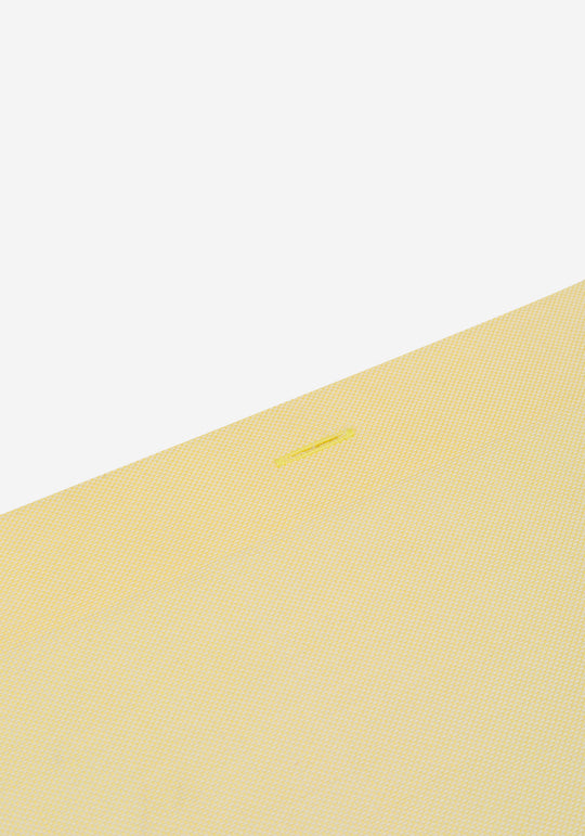 Pastel Yellow Washed Oxford Shirt
