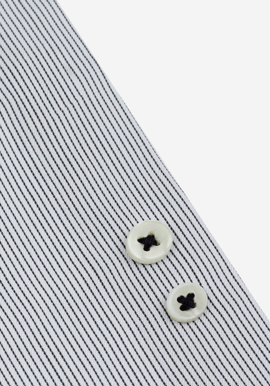 Slate Black Stripe Signature Twill Shirt