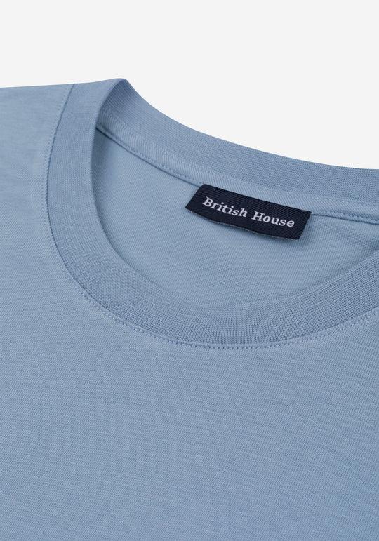 Soft Blue Over-Sized T-Shirt