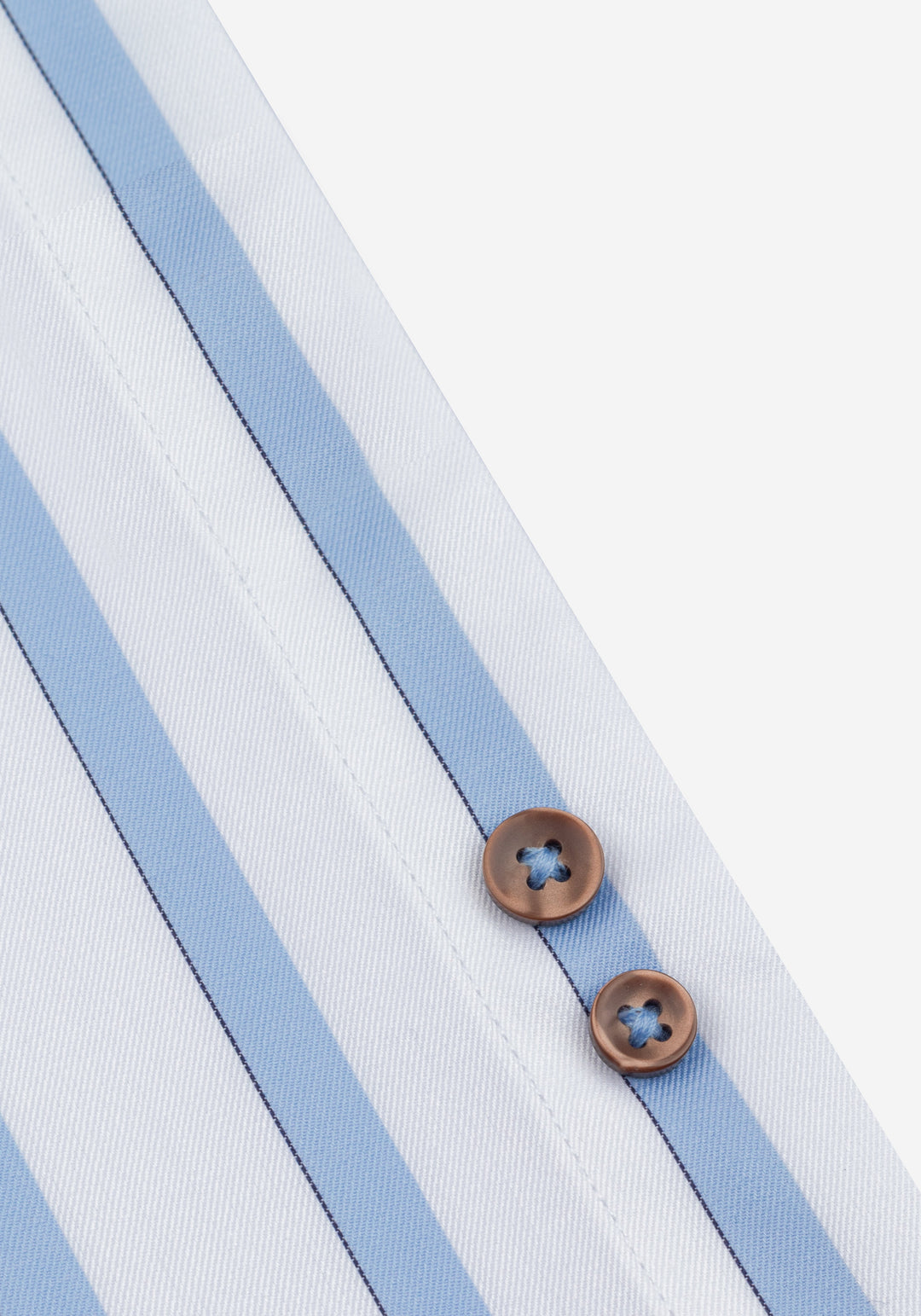 Frosted Blue Stripe Signature Twill Shirt
