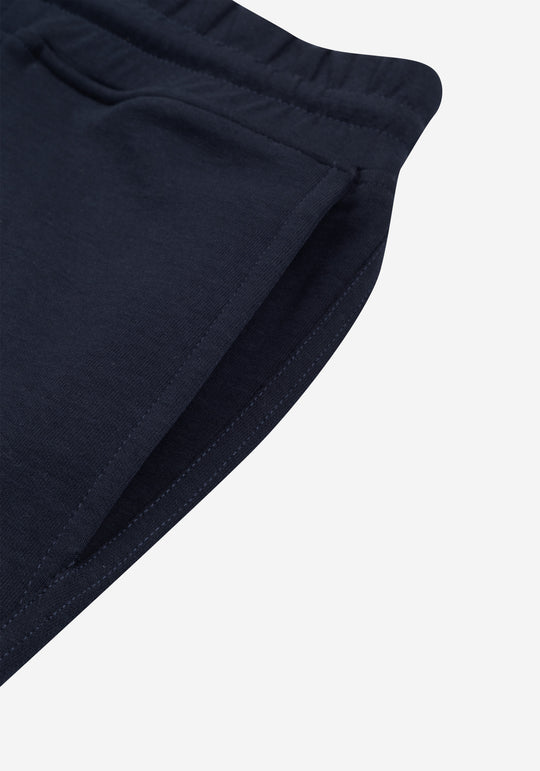 True Navy Cotton Short