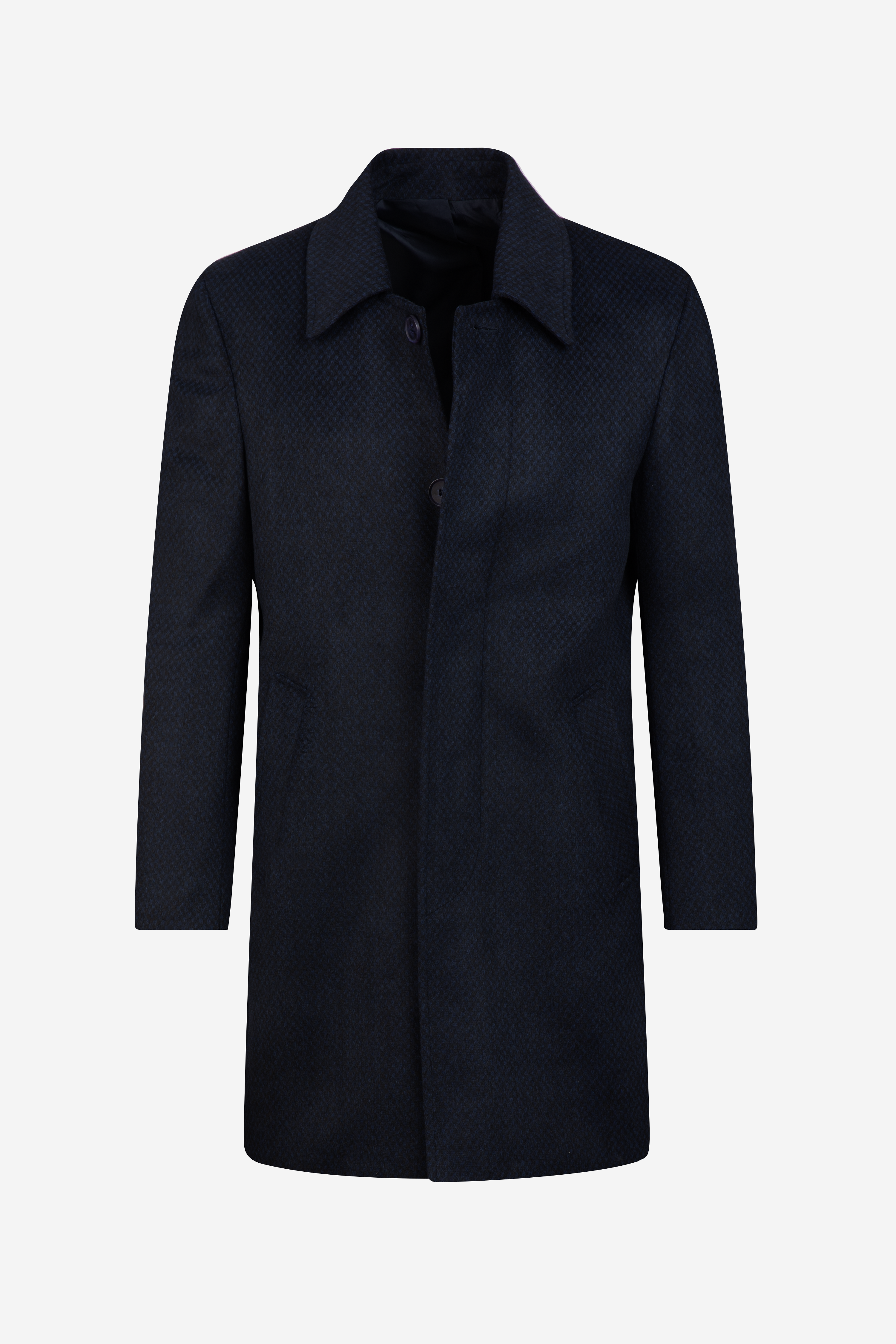 Deep Navy Poly Coat