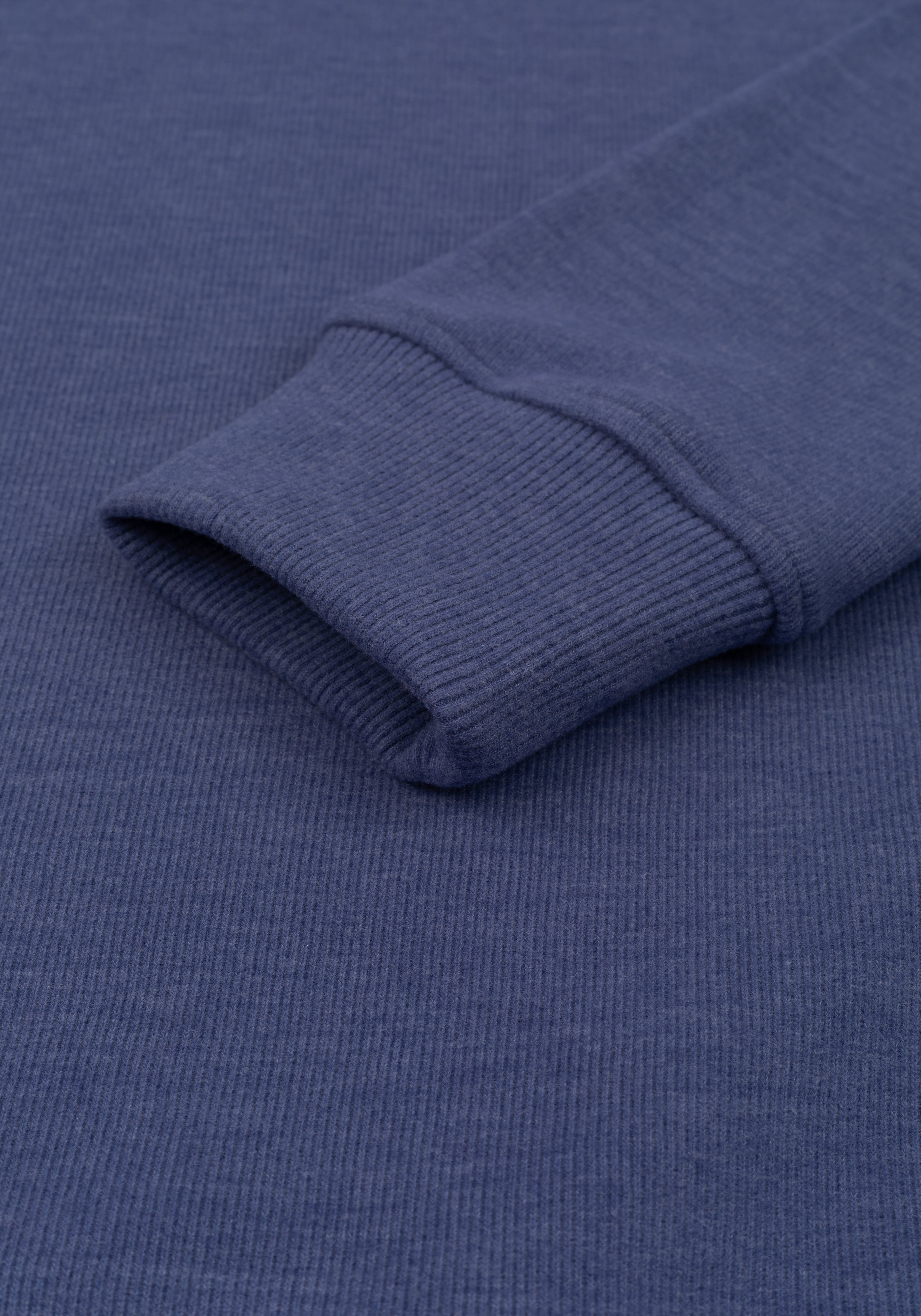 Slate Blue Cotton Sweatshirt