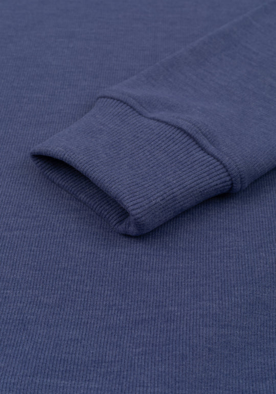 Slate Blue Cotton Sweatshirt