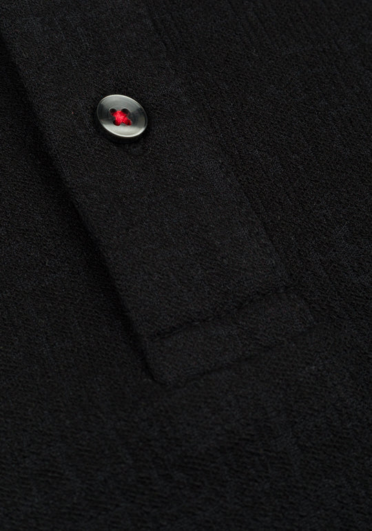 Eclipse Black Jacquard Polo Shirt