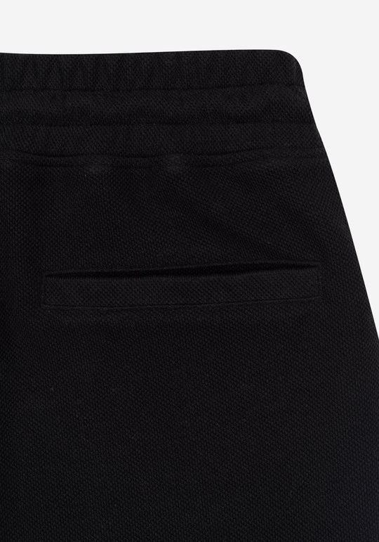 Nightfall Black Cotton Short