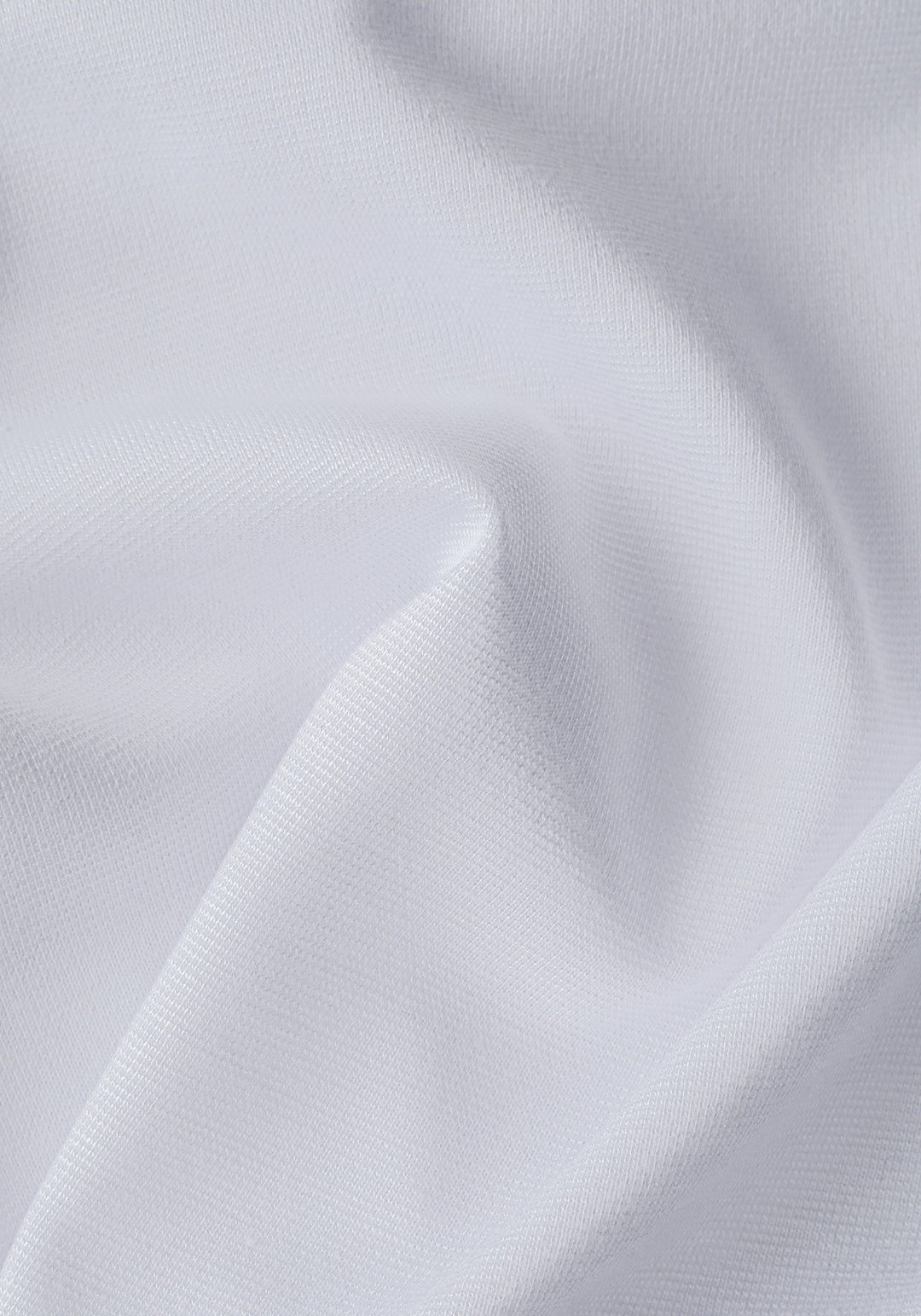 Swan White Soft Knit Polo Shirt