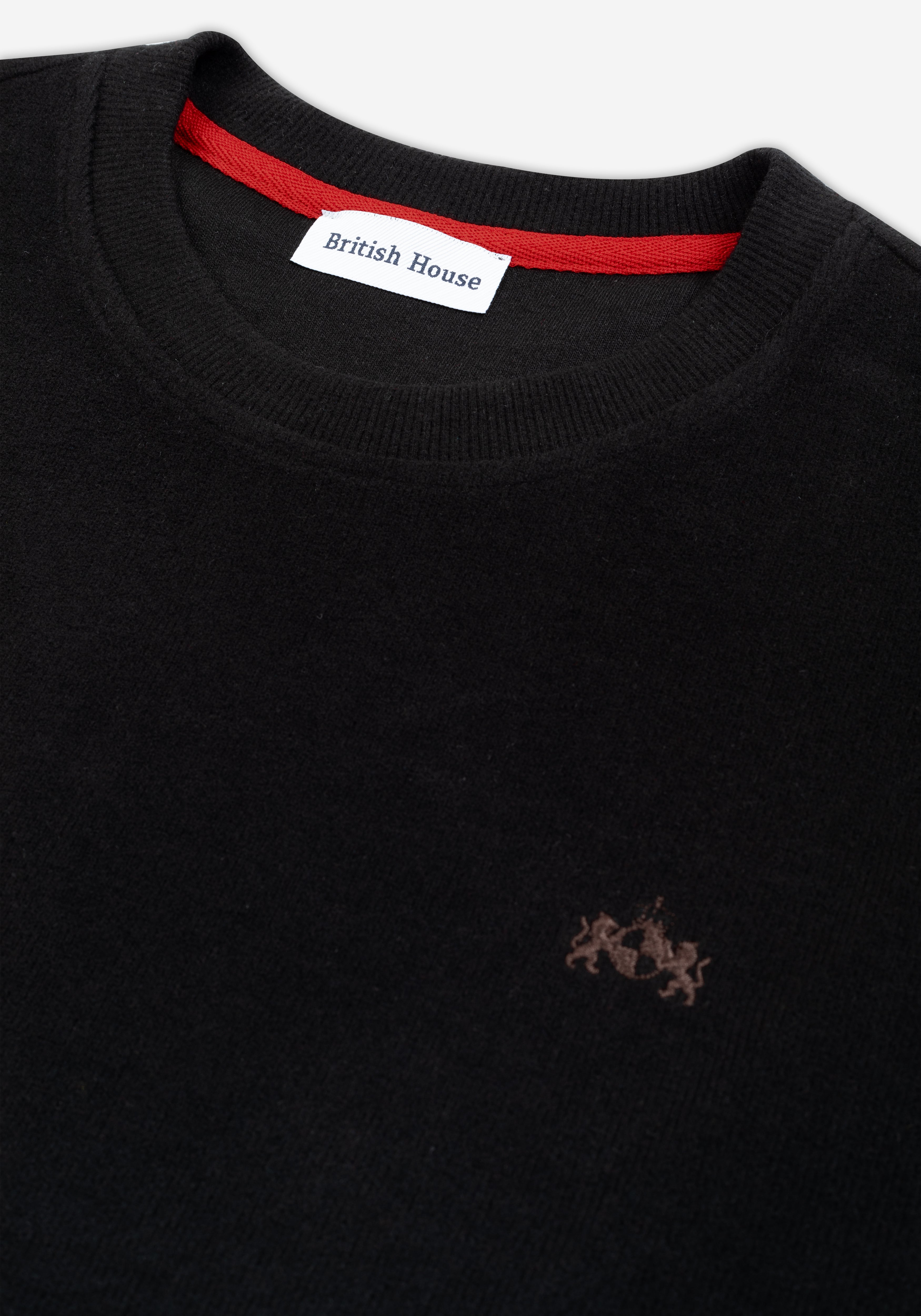 Slate Black Cotton Sweatshirt