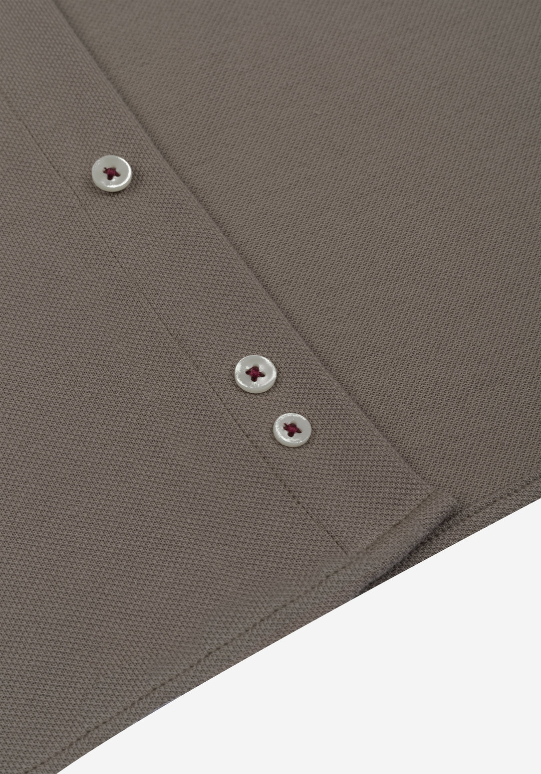 Cocoa Brown Piqué Shirt