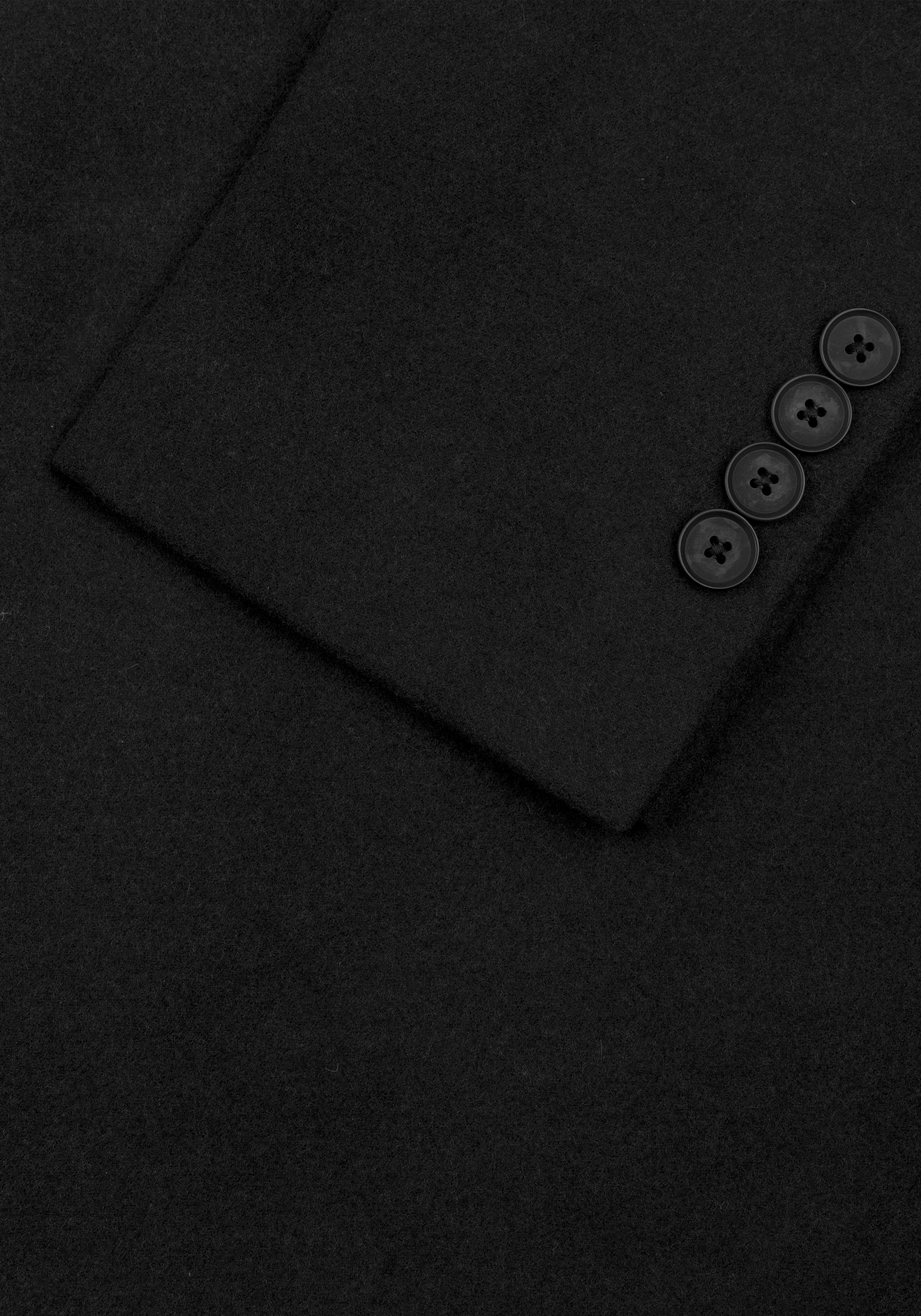 Shadow Black Poly Coat