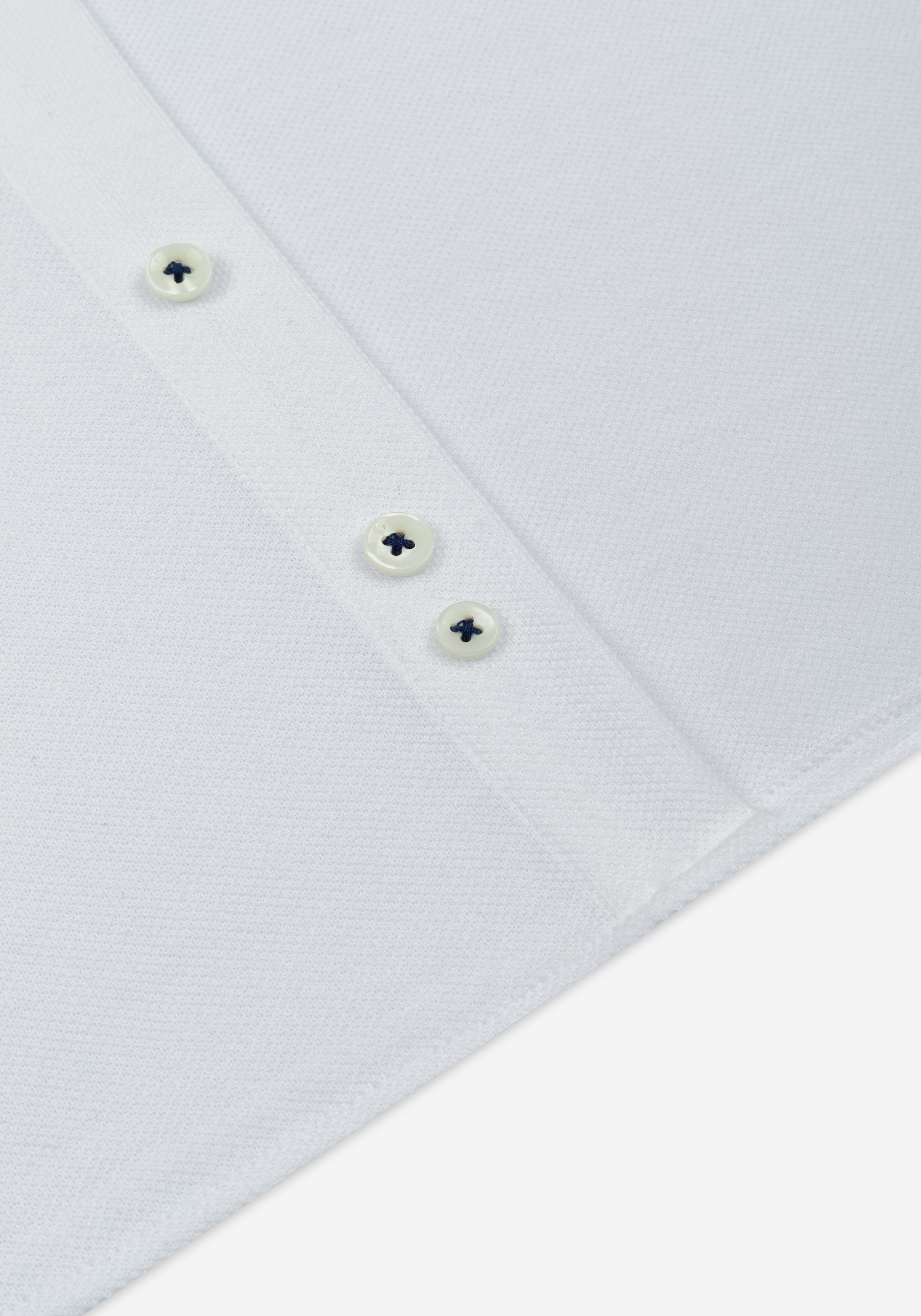 Mist White PiquÃ© Shirt