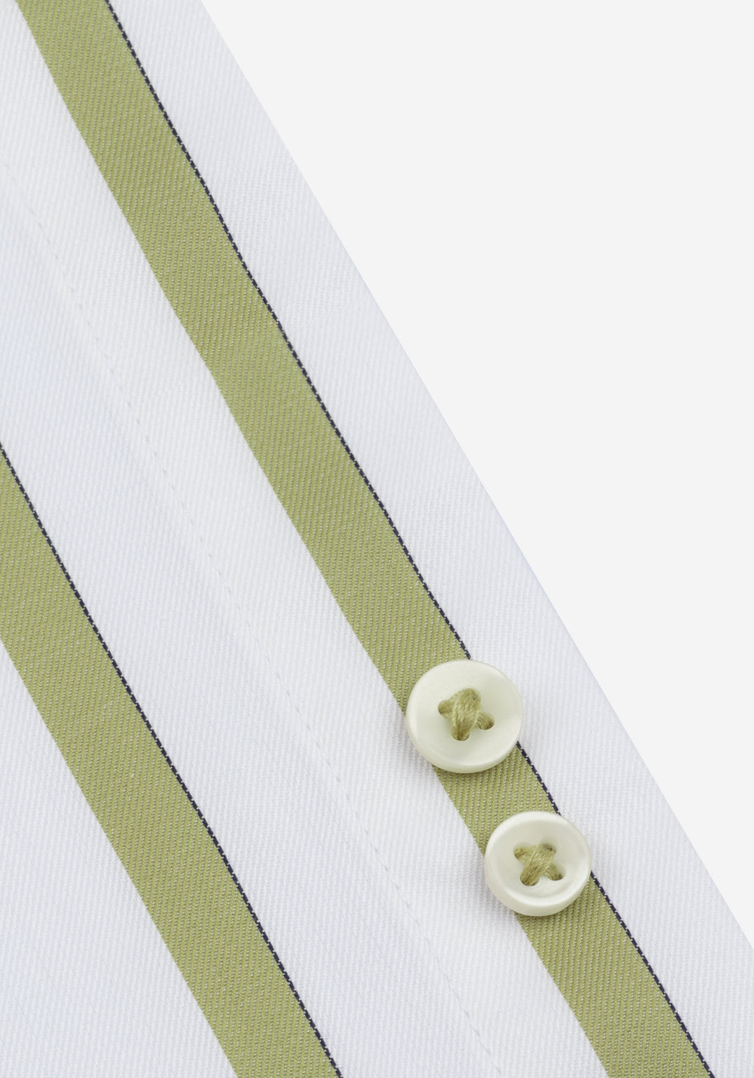 Moss Olive Stripe Signature Twill Shirt