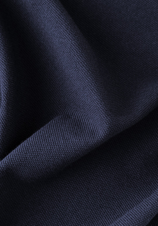 Midnight Navy Cotton Polo Shirt