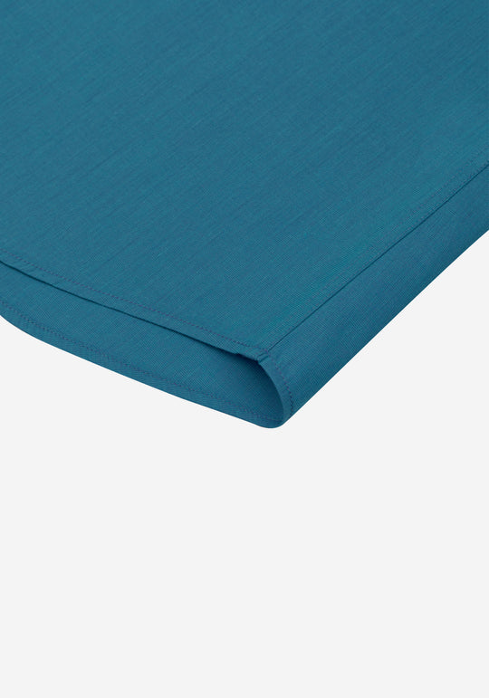 Deep Teal Poplin Shirt