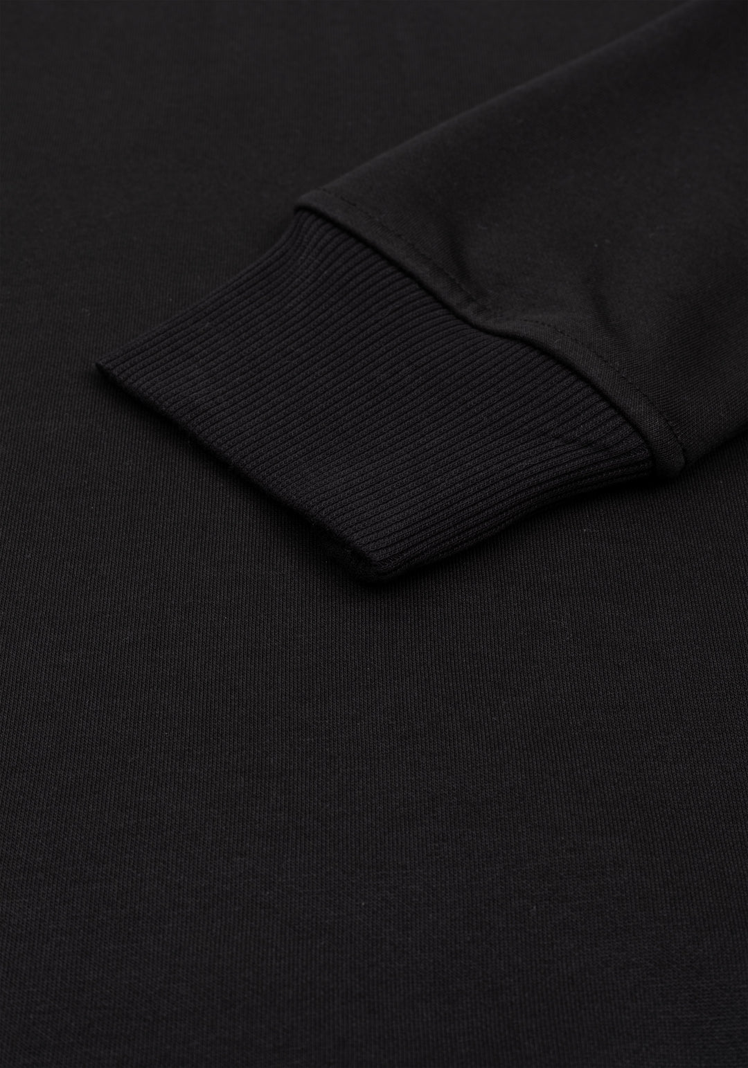 Ethereal Black Faux-Fur Sweatshirt