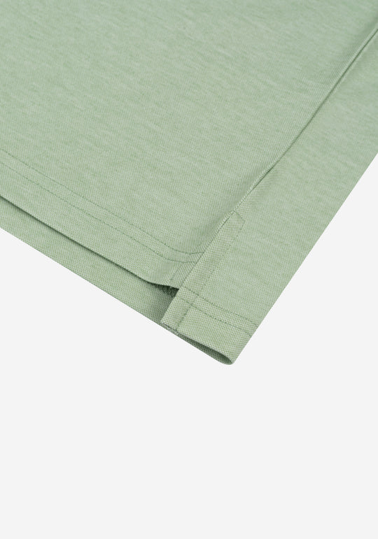 Sage Green Cotton Polo Shirt