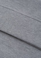 Cool Grey Cotton Sweatshirt